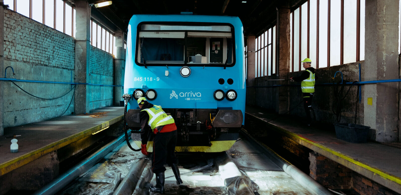 Mobilní mytí vlaků